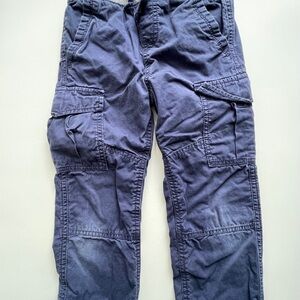 Hanna Andersson Blue Cargo Pants Boys Size 5 (110 cm)